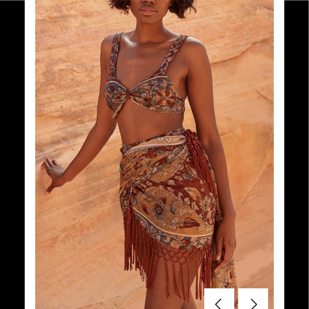 Savannah Morrow calla Silk Skirt - SKIRT ONLY